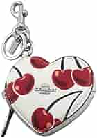 Amazon | [コーチ] ポーチ キーリング付き COACH レザー チェリー